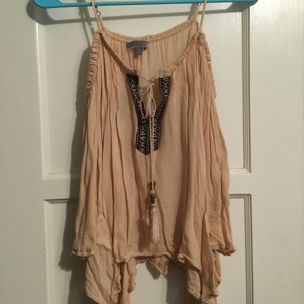 Boho off the shoulder style top